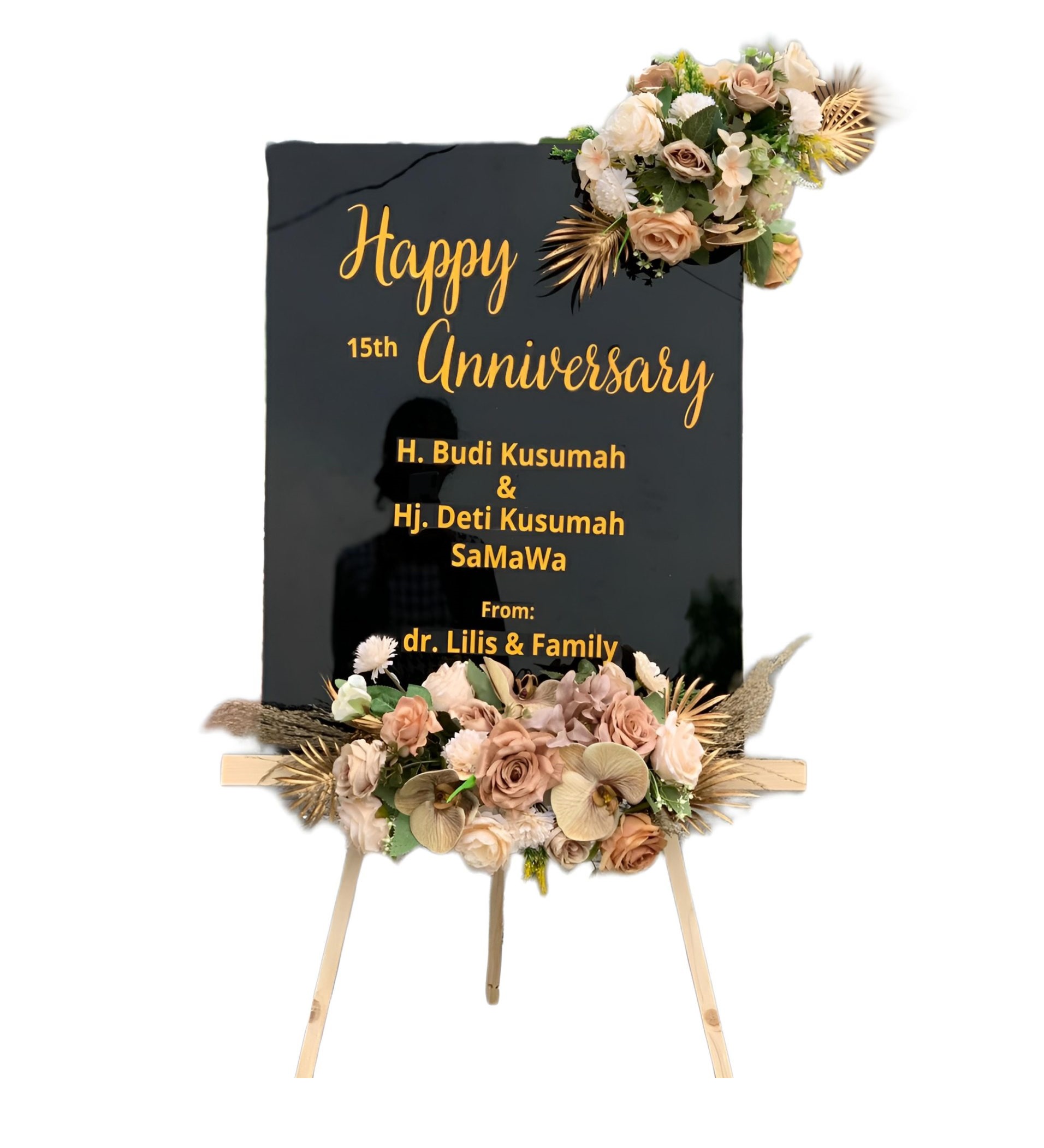 Papan Bunga Akrilik Ngawen